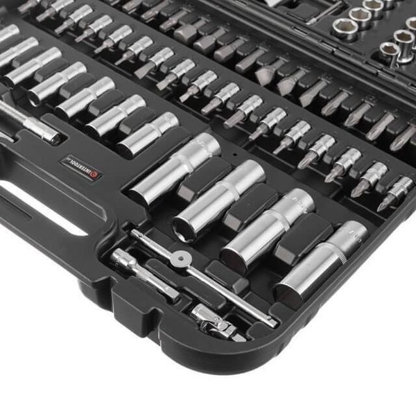 Набор инструментов 1/2" & 1/4", 94 ед., Cr-V INTERTOOL ET-8094 ET-8094 фото