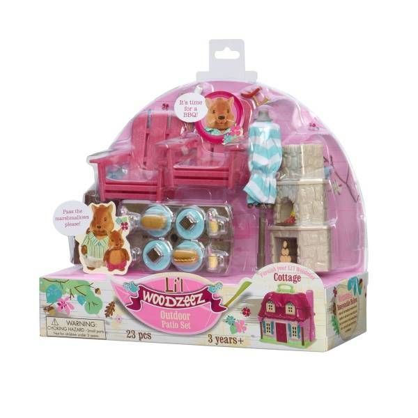 Игровой набор Li'l Woodzeez Терраса и камин (6170Z) 6170Z фото