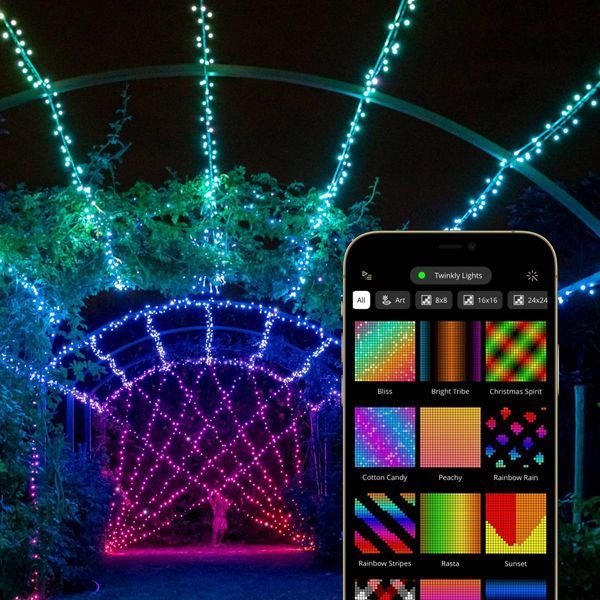 Smart LED Гирлянда Twinkly Dots 200 RGB LED Lights String, Clear Wire, Plug (TWD200STP-TEU) TWD200STP-TEU фото