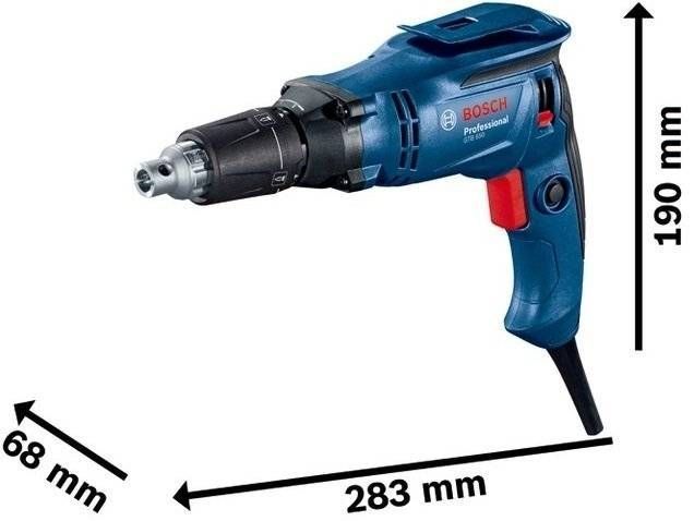 Сетевой шуруповерт Bosch GTB 650, 650Вт, 12Нм, 5000об/мин, 1.4кг, кейс (0.601.4A2.000) 0.601.4A2.000 фото
