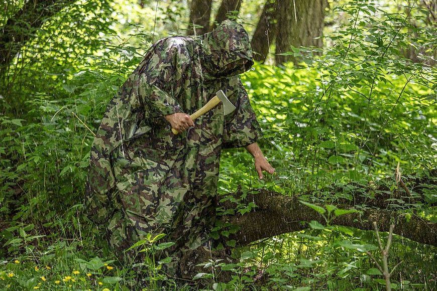 Дощовик тент Neo Tools CAMO, 3в1, поліестер 210D 63-132 фото