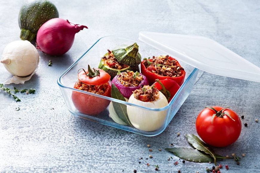 Форма Pyrex CookFreez з кришкою квадратна 15 х 15 см 0.85 л (218P001/7646) 218P001/7646 фото