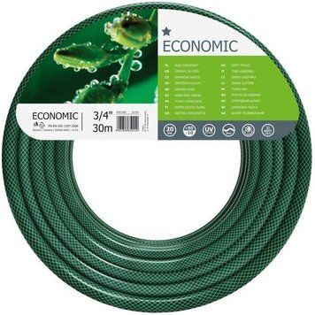 Шланг для поливу Cellfast ECONOMIC, 3/4, 30м, 3 шари, до 20 Бар, -10&hellip;+50&deg;C (10-021) 10-020 фото