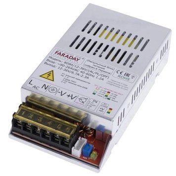 Блок живлення Faraday Electronics 80Wt/12-36V/ALU 99-00015159 фото