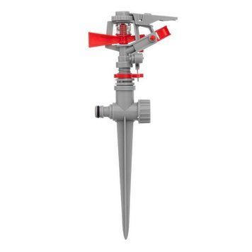 Дождеватель пульсирующий с полной/долевой зоной полива Intertool на костыле 12 м (GE-0051) GE-0051 фото