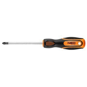 Отвертка Neo Tools, крестовая, PZ2 x 100 мм, CrV 04-184 фото
