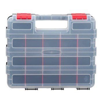 Пластиковий органайзер, двосторонній, 12.5", 2 в 1, 320*270*80 мм INTERTOOL BX-4022 BX-4022 фото