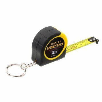 Рулетка-брелок FATMAX, 2м х 13мм в резиновом корпусе STANLEY FMHT1-33856 FMHT1-33856 фото