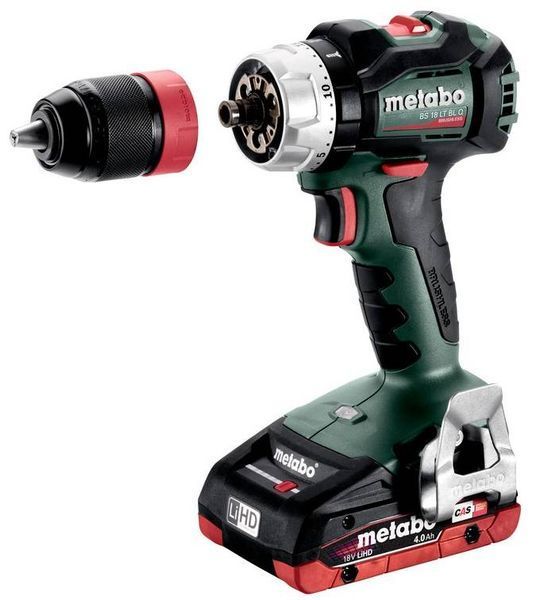 Шурповерт-дриль Metabo BS 18 LT BL Q, акумуляторний, LiHD, 2*18В, 4Аг (602334800) 602334800 фото