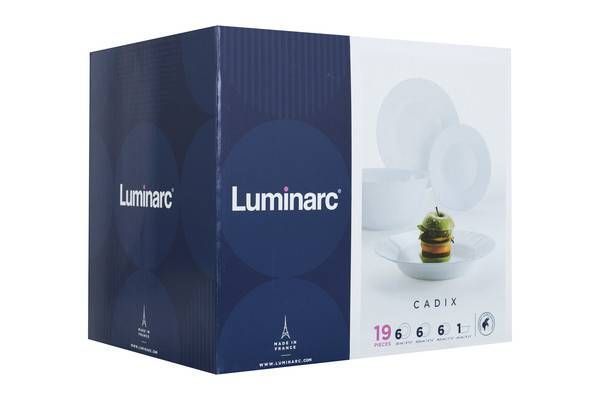 Сервиз столовый LUMINARC CADIX, 19 предметов L0300 фото