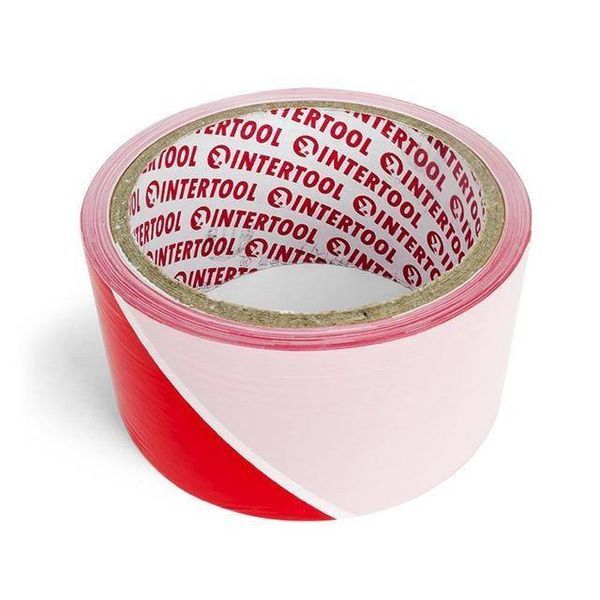 Стрічка сигнальна 50 мм * 50 м INTERTOOL KT-0941 KT-0941 фото