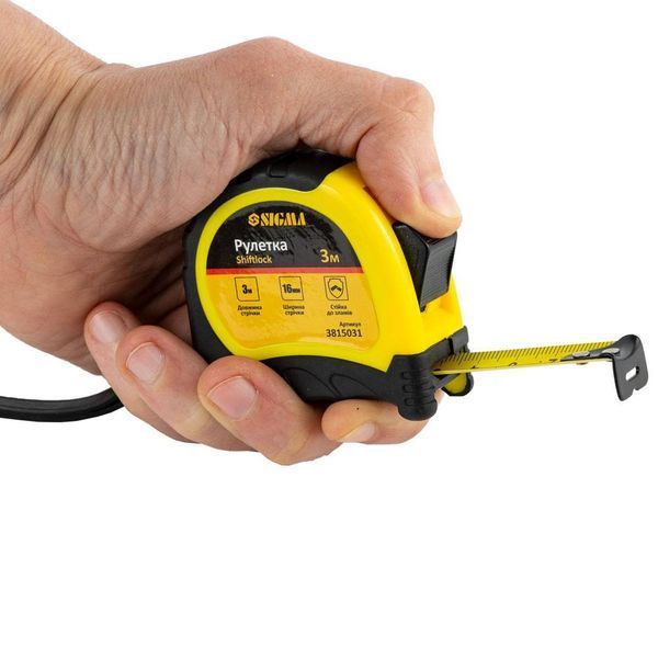 Рулетка shiftlock 3м&times;16мм SIGMA SG-3815031 фото