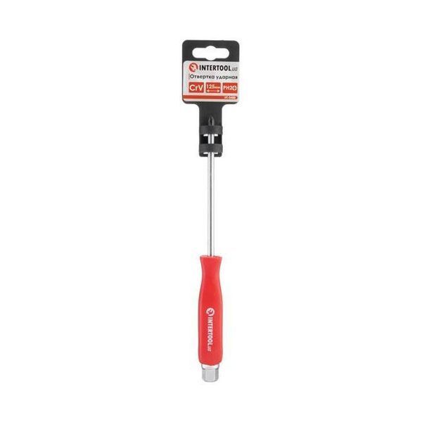 Викрутка ударна PH2 x 125 мм , CrV INTERTOOL HT-0488 HT-0488 фото