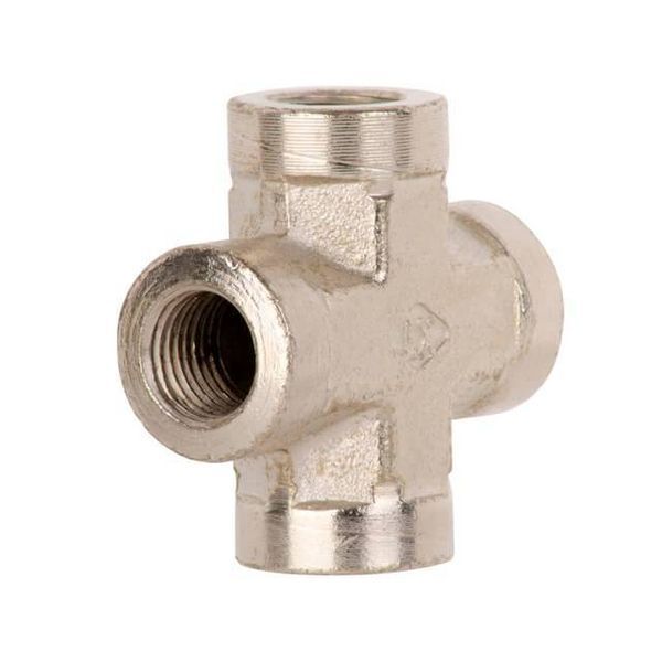 З'єднання хрестове зі внутрішньою різьбою 1/4" INTERTOOL PT-1864 PT-1864 фото