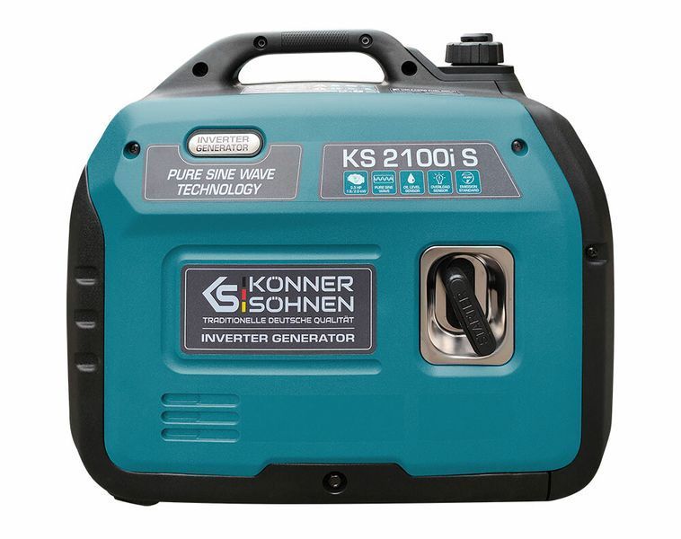Генератор бензиновий інверторний Konner&Sohnen KS 2100IS, 230В, 2.0кВт, ручний стартер, 18.5кг KS2100IS фото