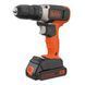 Дрель-шуруповерт аккумуляторный BLACK+DECKER BCD001C1 BCD001C1 фото 1