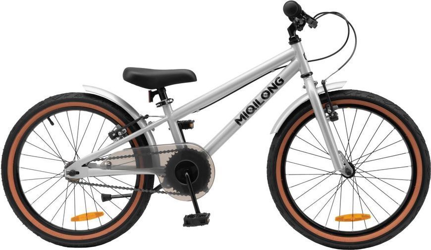 Детский велосипед Miqilong ST 20" серебряный (RBB-ST20-SILVER) RBB-ST20-SILVER фото