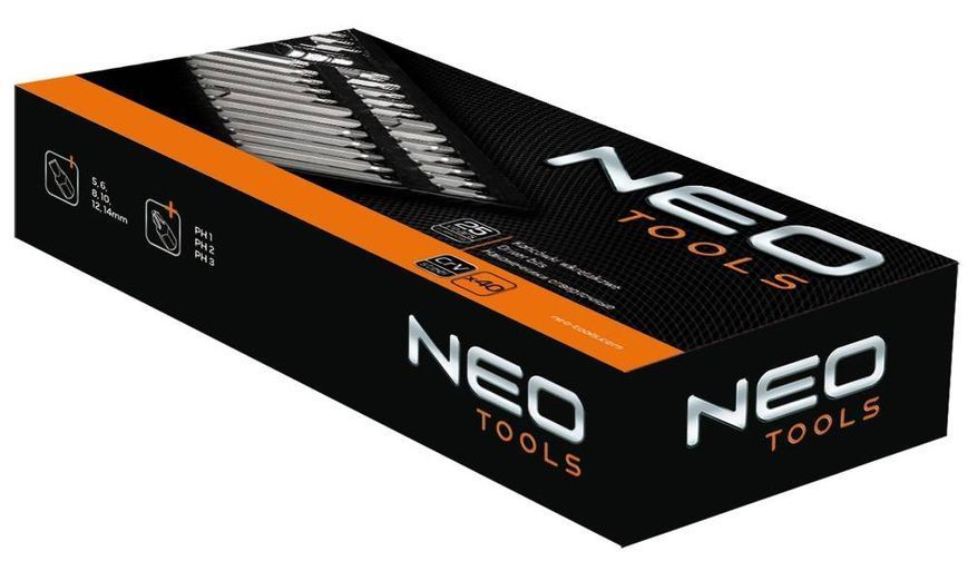 Набір бітів Neo Tools 40 предметів (06-107) 06-107 фото