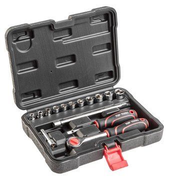 Top Tools Набір торцевих гайкових ключів 1/4", 15 од. 38D525 фото