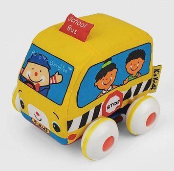 Набор машин Baby Pull-back (школьный автобус и пожарная машина), K's Kids, KA10835-GB KA10835-GB фото