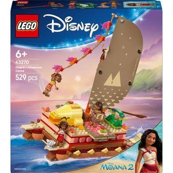 LEGO 43270 Disney Princess Приключенческое каноэ Ваяны 43270 фото