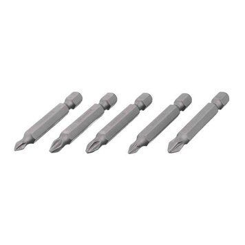 Комплект насадок викруткових PH1, PH2, PZ1, PZ2 1/4 "* 50мм, ACR, S2, уп. 5од., STORM INTERTOOL VT-0205 VT-0205 фото
