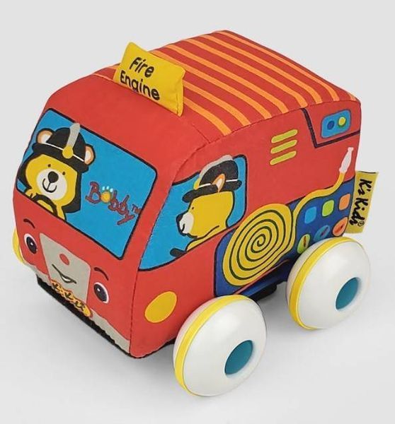 Набор машин Baby Pull-back (школьный автобус и пожарная машина), K's Kids, KA10835-GB KA10835-GB фото