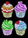 Набір для творчості Sequin Art BLUE Cupcakes (SA1130) SA1130 фото 3