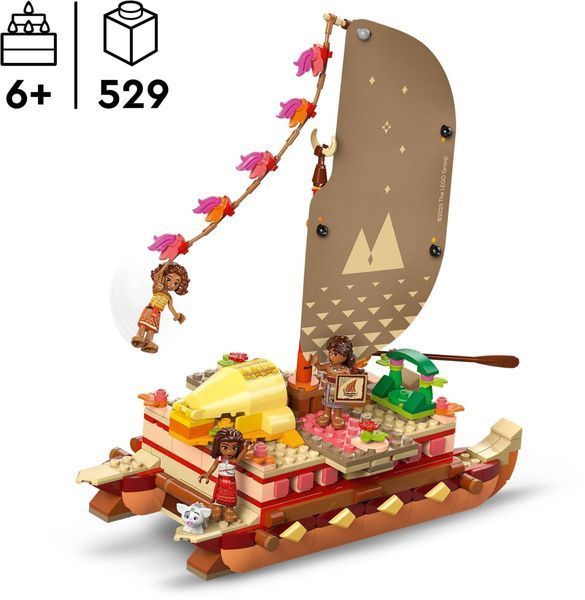 LEGO 43270 Disney Princess Пригодницьке каное Ваяни 43270 фото