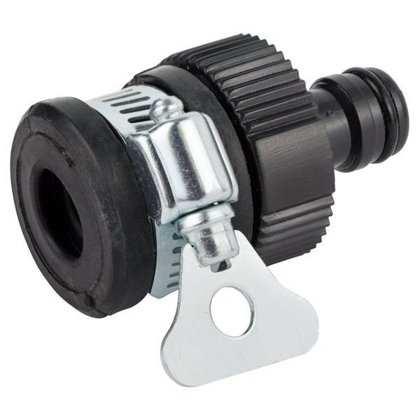 Адаптер для конектора 1/2" універсальний на кран без різьби 1/2"&times;3/4" (ABS) GRAD (5016375) SG-5016375 фото