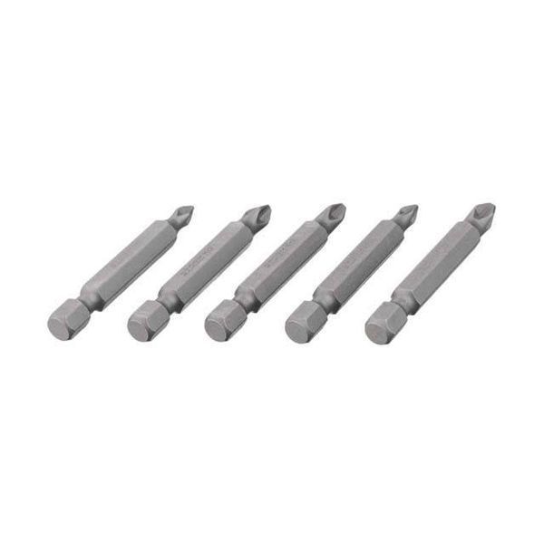 Комплект отверточных насадок PH1, PH2, PZ1, PZ2 1/4"*50мм, ACR, S2, уп. 5ед., STORM INTERTOOL VT-0205 VT-0205 фото