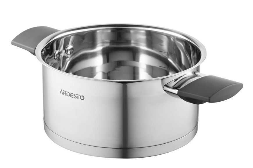 Каструля Ardesto Gemini Trento, 2.1 л, нержавіюча сталь (AR3621G) AR3621G фото