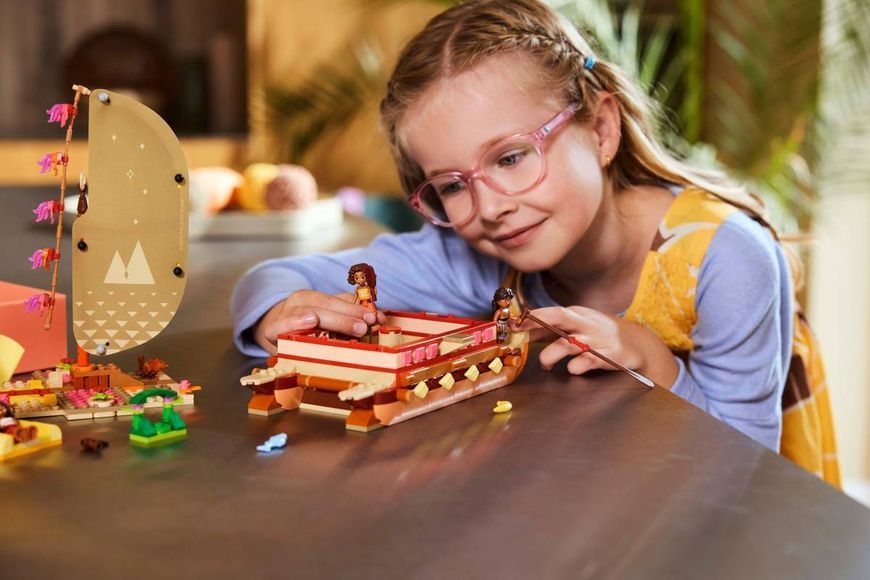 LEGO 43270 Disney Princess Пригодницьке каное Ваяни 43270 фото