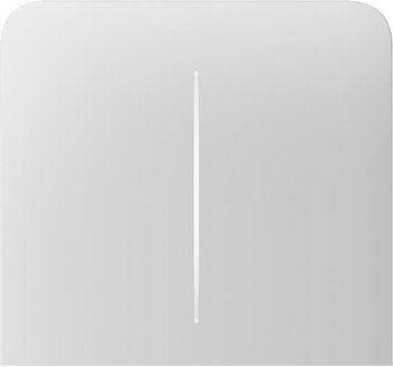 Кнопка бокова для двоклавішного вертикального вимикача Ajax LightSwitch, бездротовий, білий (000046494) 46494 фото