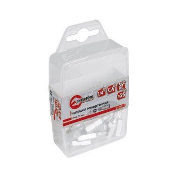 Комплек насадок до викруток 5 мм 1/4" x 25 мм уп. 25 од. INTERTOOL VT-0033 VT-0033 фото