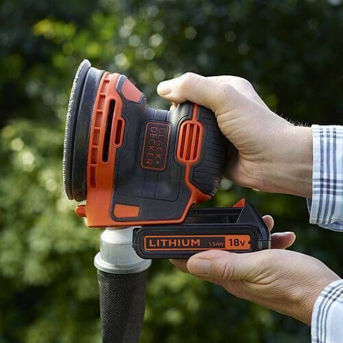 Шлифмашина эксцентриковая аккумуляторная BLACK+DECKER BDCROS18N BDCROS18N фото