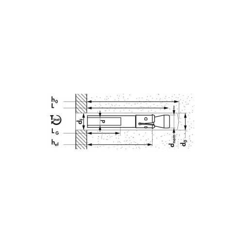 Анкер m2-I M6/8x45 Mungo 1450645 1450645 фото
