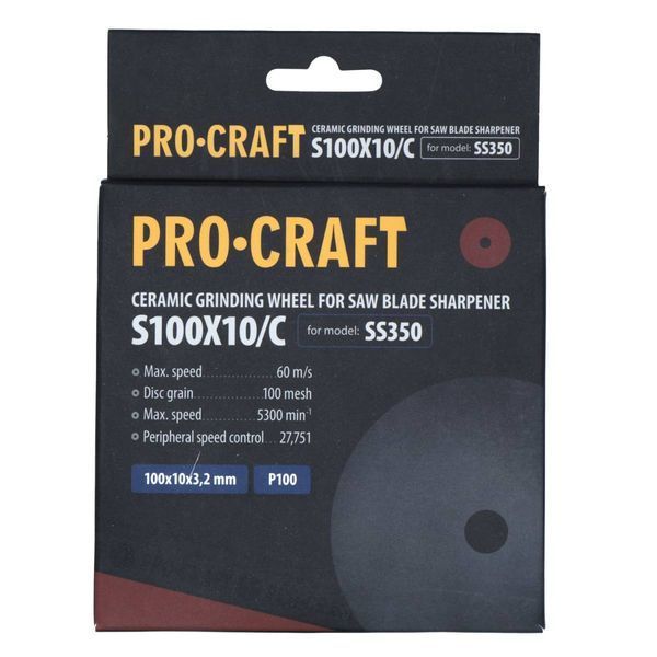 Заточный керамический диск Procraft S100X10/С к SS350 PC-010010 фото