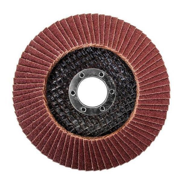 Диск шлифовальный лепестковый 115 x 22мм зерно K100 INTERTOOL BT-0110 BT-0110 фото