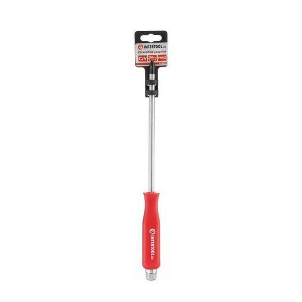 Викрутка шліцева PH4 x 200 мм, CrV INTERTOOL HT-0490 HT-0490 фото