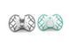 Пустышка ортодонтическая Nuvita NV7066 Air55 Explorer 0m + 2шт. (Зебра, пингвин) (NV7066N) NV7066N фото 1
