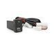 Flush-mounted car charger 38W-L01T03-Fuse, PD+QC, Type-C: 20W, USB: 18W, soldering wire kit with fuse, 33x22x58mm, Black 38W-L01T03-Fuse фото 1