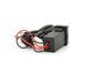 Flush-mounted car charger 38W-L01T03-Fuse, PD+QC, Type-C: 20W, USB: 18W, soldering wire kit with fuse, 33x22x58mm, Black 38W-L01T03-Fuse фото 3