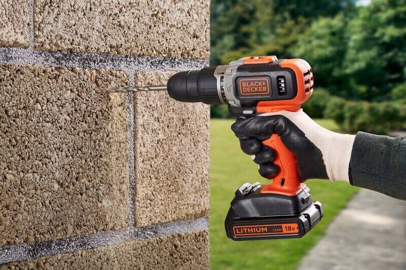 Дрель-шуруповерт ударная аккумуляторная BLACK+DECKER BCD003C1 BCD003C1 фото