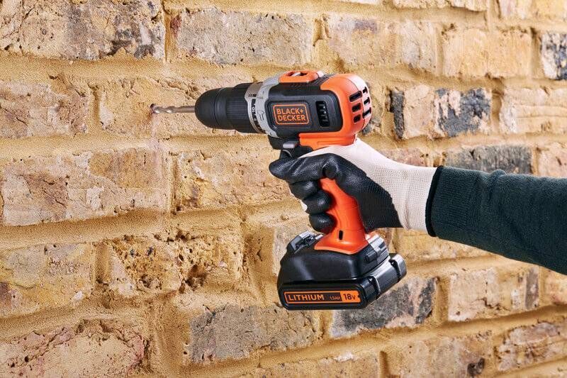 Дрель-шуруповерт ударная аккумуляторная BLACK+DECKER BCD003C1 BCD003C1 фото