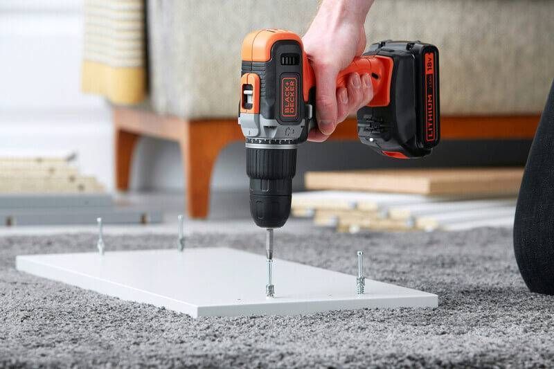 Дрель-шуруповерт ударная аккумуляторная BLACK+DECKER BCD003C1 BCD003C1 фото