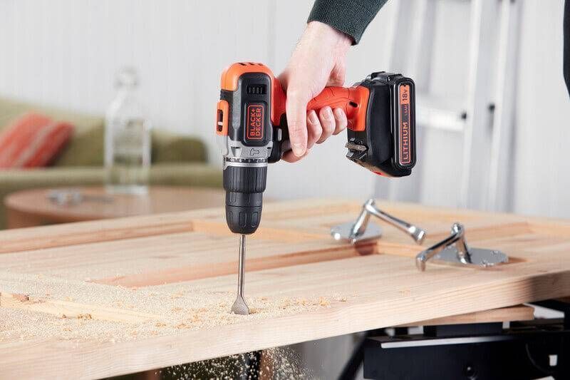 Дрель-шуруповерт ударная аккумуляторная BLACK+DECKER BCD003C1 BCD003C1 фото