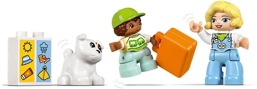 Конструктор LEGO DUPLO Пригода з інтерактивним поїздом 57 деталей (10427) 10427 фото