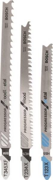 Полотно для электролобзика Bosch для дерева и металла, Progressor Wood and Metal, набор 3шт (2.609.256.743) 2.609.256.743 фото