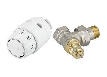 Комплект радиаторных терморегуляторов Danfoss RA-FN+RAS-C2 1/2", угловой (013G5143) 013G5143 фото